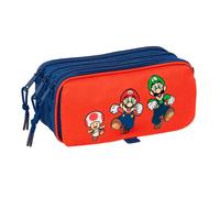 Safta Super Mario 21.5x10x8 Cm Triple Pencil Case