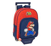 Safta Super Mario Trick Wheeled Backpack