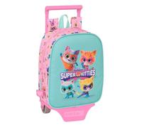 Safta Mini With Wheels Superkitties Wheeled Backpack