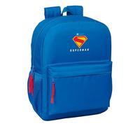 Safta Superman - School Backpack, Adaptable to Cart, Ideal for Children of Different Ages, Comfortable and Versatile, Quality and Resistance, 32 x 14 x 43 cm
