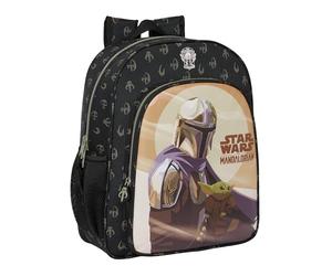 Safta THE MANDALORIAN THIS IS THE WAY - Children's School Backpack, Adaptable to Trolley, Ideal for School Children, Comfortable and Versatile, Quality and Resistance, 32 x 12 x 38 cm, Black,