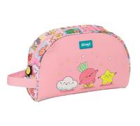 Safta - Toiletry Bag Adaptable to Trolley Mr. Wonderful Comic, School Organizer with Side Handle, Interior Pocket with Zip, Top Closure, School Toiletry Bag, Measures 11 x 10 x 18 cm
