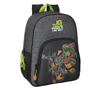 safta TORTUGAS NINJA School Backpack for Children, Trolley Adaptable, Ideal for School-Age Children, Comfortable and Versatile, Quality and Strength, 33 x 14 x 42 cm,