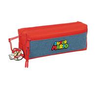 Safta Triple 22 Cm Super Mario Pencil Case