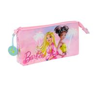 Safta Triple Barbie Painterly Pencil Case