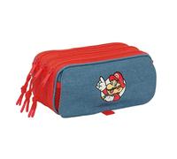 Safta Triple Big Super Mario Pencil Case