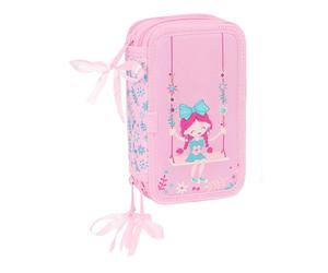 Safta Triple Filled Glowlab Kids Swing Pencil Case 37 Pieces