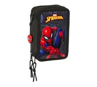 Safta Triple Filled Spider-man Attack Pencil Case 36 Pieces