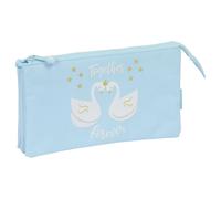 Safta Triple Glowlab Swans Pencil Case