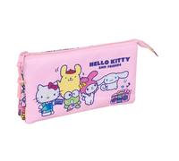 Safta Triple Hello Kitty & Friends Pencil Case