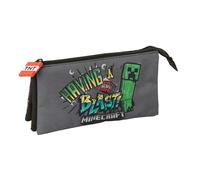 Safta Triple Minecraft Graffiti Pencil Case