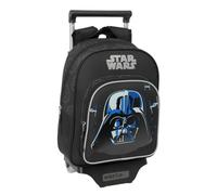 Safta Star Wars Rebellion - Children's Backpack with Trolley 705, Ideal for Children of Different Ages, Comfortable and Versatile, Quality and Resistance, 27 x 10 x 33 cm, Black/White, M, Casual
