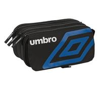 SAFTA Umbro Flash - Triple Big Pencil Case, Children's Pouch, Ideal for Children