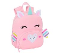 Safta Unicorn - Neoprene Backpack, Children's Backpack, Ideal for Children of Different Ages, Comfortable and Versatile, 20 x 9 x 25 cm, pink, M, Casual