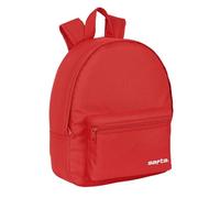 SAFTA | Unisex Backpack Lightweight and Functional Design - Backpack All Ages Padded Compartment and Pockets, red, Mini Mochila