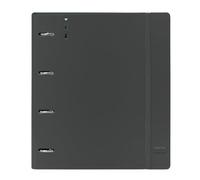 Safta URBAN STYLE - Carpeblock with 4 Rings of 35 mm, with Refill, with 100 A4 Sheets, Ideal for Children of Different Ages, Comfortable and Versatile, Quality and Resistance, 27 x 4 x 32 cm, grey /