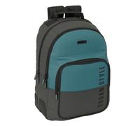Safta URBAN STYLE - Children's School Backpack, Ideal for Children of Different Ages, Comfortable and Versatile, Quality and Resistance, 32 x 15 x 42 cm, grey/blue, M, Casual