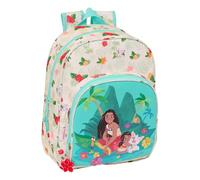 Safta VAIANA - Children's Backpack, Ideal for Children of Different Ages, Comfortable and Versatile, Quality and Resistance, 28 x 10 x 34 cm, Beige/Blue, Beige/blue, Estándar, Casual