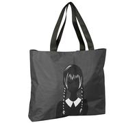 Safta WEDNESDAY - Shopping Bag, Women's Bag, Shopping Bag, Comfortable and Versatile, Quality and Resistance, 50 x 10 x 45 cm, Black, Black/White, Estándar, Casual