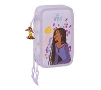 Safta Wish - School Pencil Case with 36 Tools Included, Children's Pencil Case,
