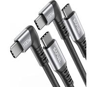 SAFUEL USB C to USB C Cable, 100W [2-Pack 6.6ft] PD 5A Fast Charging Type C to Type C Cable, Nylon Braided USB-C Cord Phone Charger for Samsung S22 S21 Note 20 iPad Pro MacBook Tablets LG Google etc.