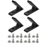 safycaby 4 PCS 45 Degree Bracket 2020 Corner Angle Bracket Connection Joint 2020 Corner Bracket with Screws and Nuts for 2020 Series Aluminium Extrusion Profiles (45 Degrees)