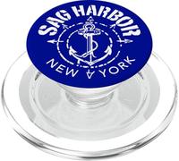 Sag Harbor New York Compass Rose NY Nautical Sailing PopSockets PopGrip for MagSafe