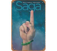 Saga Compendium Volume 1 Retro Tin Metal Sign - 8" x 12" inches