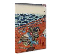 Saga Goro Mitsutoki By Utagawa Kuniyoshi Canvas Print | Gallery Wrapped 30mm Frame Wall Art | 20x14 inches | Ready to Hang | Asian Picture | Living Room Bedroom Lounge Office