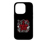 Saga Ink Rune Tattoo Viking Norse Ravens Skull Case for iPhone 14 Pro