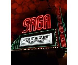 SAGA - SPIN IT AGAIN-LIVE IN MUNICH BLU-RAY 20 TRACKS CLASSIC ROCK & POP NEW