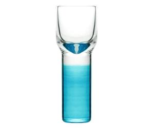 Sagaform Club Schnapps Glasses, Blue/Green, Set of 4