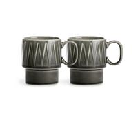 Sagaform Coffee & More coffee mug 2-pack Grey