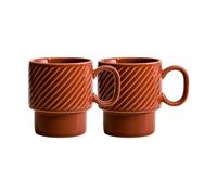 Sagaform Coffee & More coffee mug 2-pack Terracotta