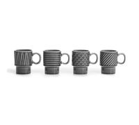 Sagaform Coffee & More espresso cup 4-pack Grey