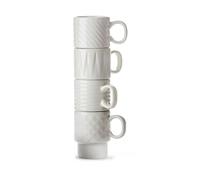 Sagaform - Coffee & More Espresso Mug 4 Pcs 10 cl, White - White
