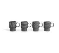Sagaform Coffee & More Espresso Cup Grey 4-Pack