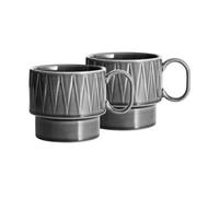 Sagaform Coffee & More tea mug 2-pack Gray