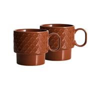 Sagaform Coffee & More tea mug 2-pack Terracotta