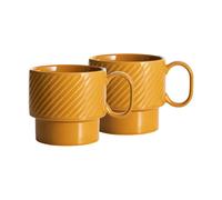 Sagaform Coffee & More tea mug 2-pack Yellow