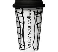Sagaform Cross Travel Mug with Silicone Lid