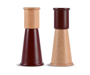 Sagaform Cucumber salt and pepper grinder small 2 pieces Red-brown