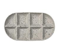 Sagaform - Ditte Serving Bowl 20x36 cm, Grey - Grey
