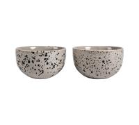 Sagaform Ditte small bowl 2-pack grey-black