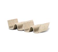 Sagaform Ditte taco stand 2-pack Beige-burgundy