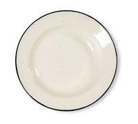 Sagaform Doris enamel plate Ø20 cm Beige