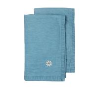 Sagaform Eden denim fabric napkin 45x45 cm 2-pack Blue