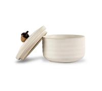 Sagaform Ellen acorn jar with lid Ø13.5 cm Off white