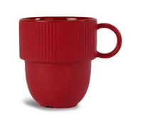 Sagaform Inka cup with handle 27 urgundy