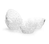 Sagaform Picknick bowl 4-pack clear
